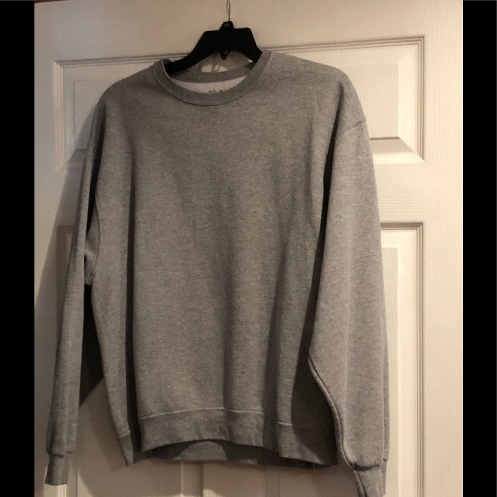 Men’s fruit a loom sweat shirt gray